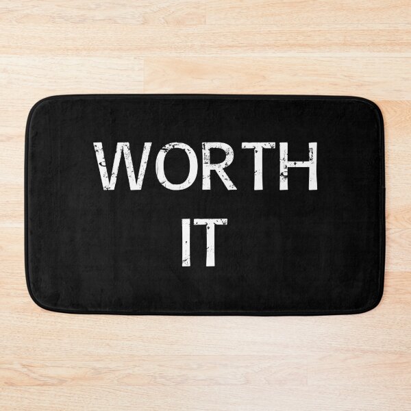 Item preview, Worth it designed and sold by Brian Kroijer.