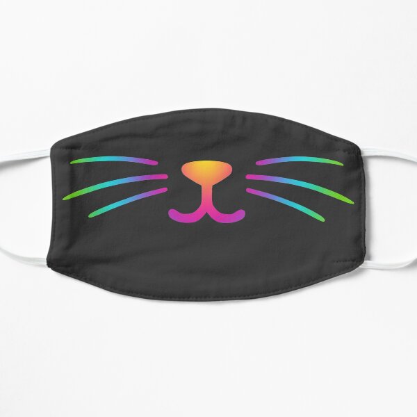 Rainbow Cat Smile 2.0 Flat Mask