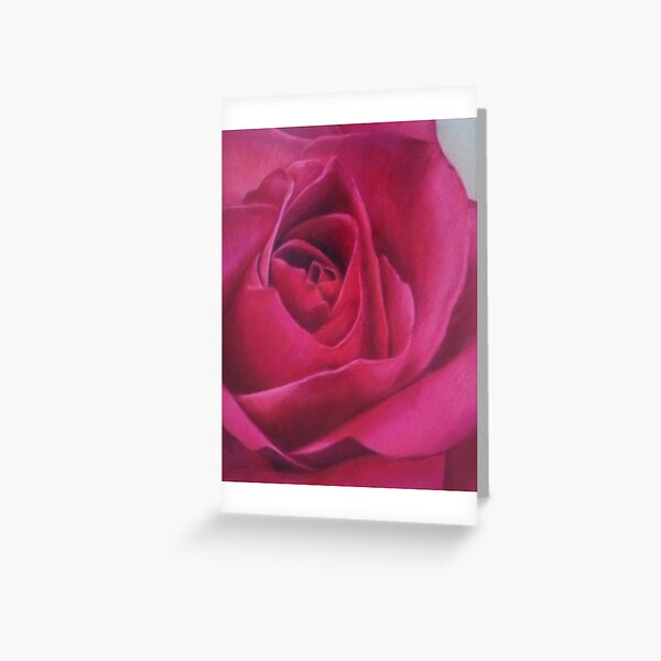 Deep Pink - Greeting Card Greeting Card