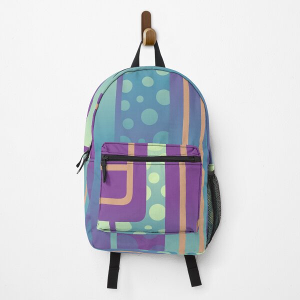 Item preview, Retro-Futuristic Calm Abstract Water Design | Blue, Orange & Purple Colored designed and sold by Dator.