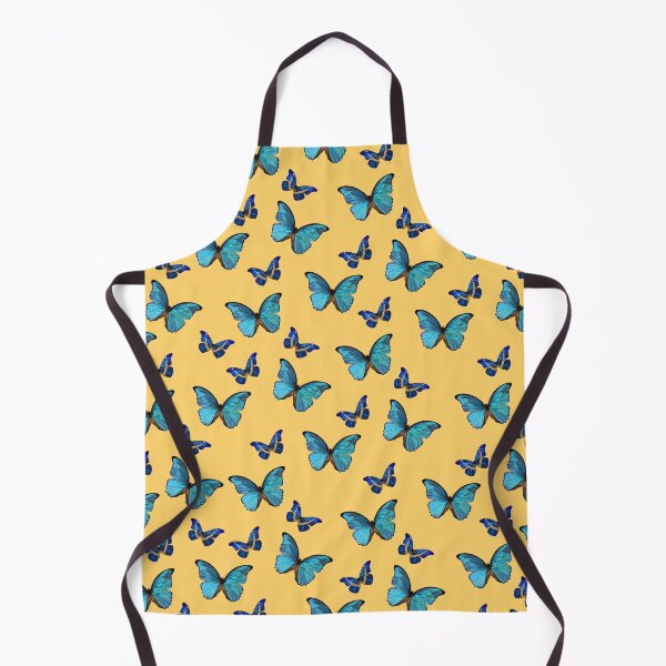 Item preview, Blue Yellow Butterfly Glam #1 #pattern #decor #art designed and sold by Anita's & Bella's Art.