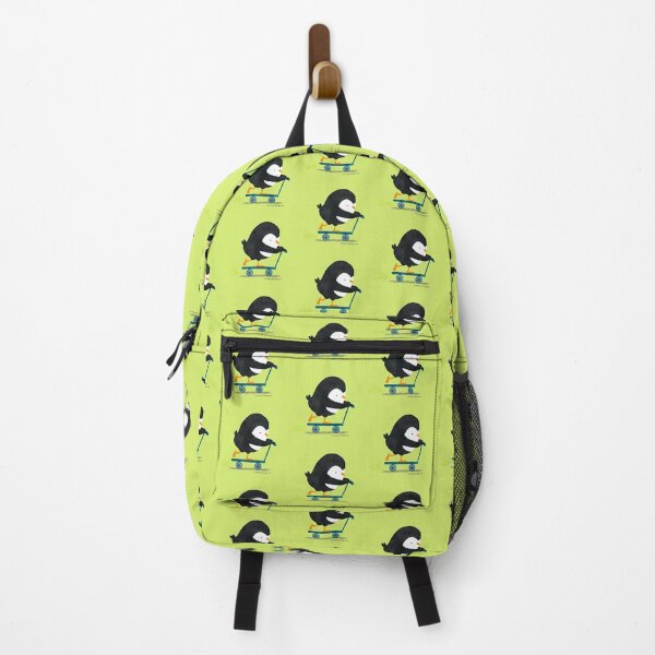 Penguin on Scooter Backpack