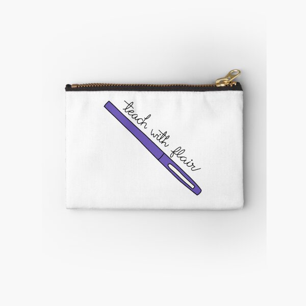 Item preview, Teach with Flair Quote with Purple Flair Pen designed and sold by WildeandCo.