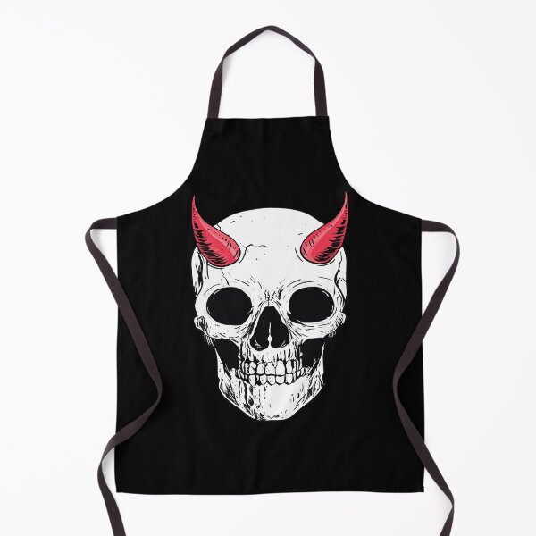 Item preview, Skull with Red Horns designed and sold by MadMando.