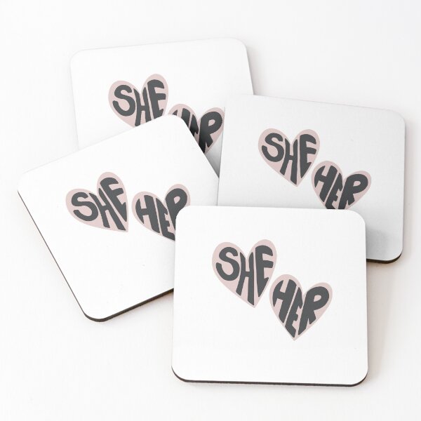 Item preview, She/Her Hearts designed and sold by Mackenzie Todd.