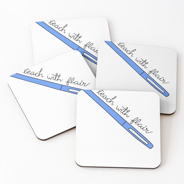Item preview, Teach with Flair Quote with Blue Flair Pen designed and sold by WildeandCo.