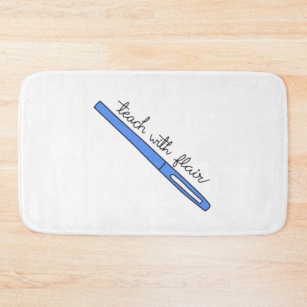 Item preview, Teach with Flair Quote with Blue Flair Pen designed and sold by WildeandCo.