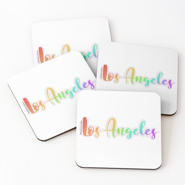 Item preview, Los Angeles Watercolor Sticker designed and sold by Nerdy Rose Creations.