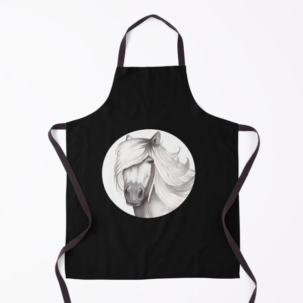Item preview, White Horse Watercolor Painting Stickers designed and sold by Samantha Roberts.