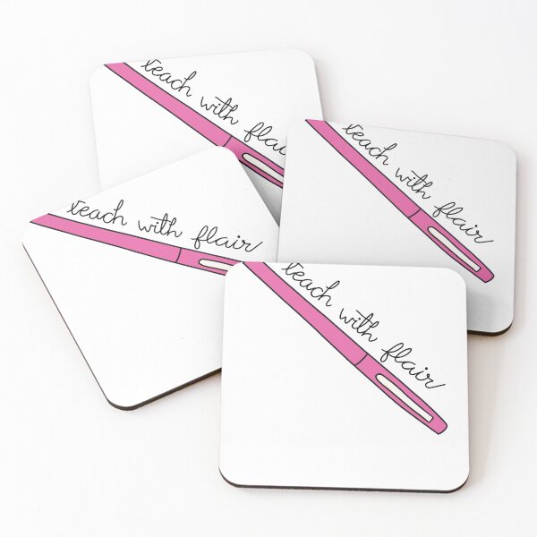 Item preview, Teach with Flair Quote with Pink Flair Pen designed and sold by WildeandCo.
