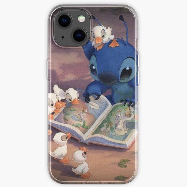 Cute Stitch Reading iPhone Soft Case