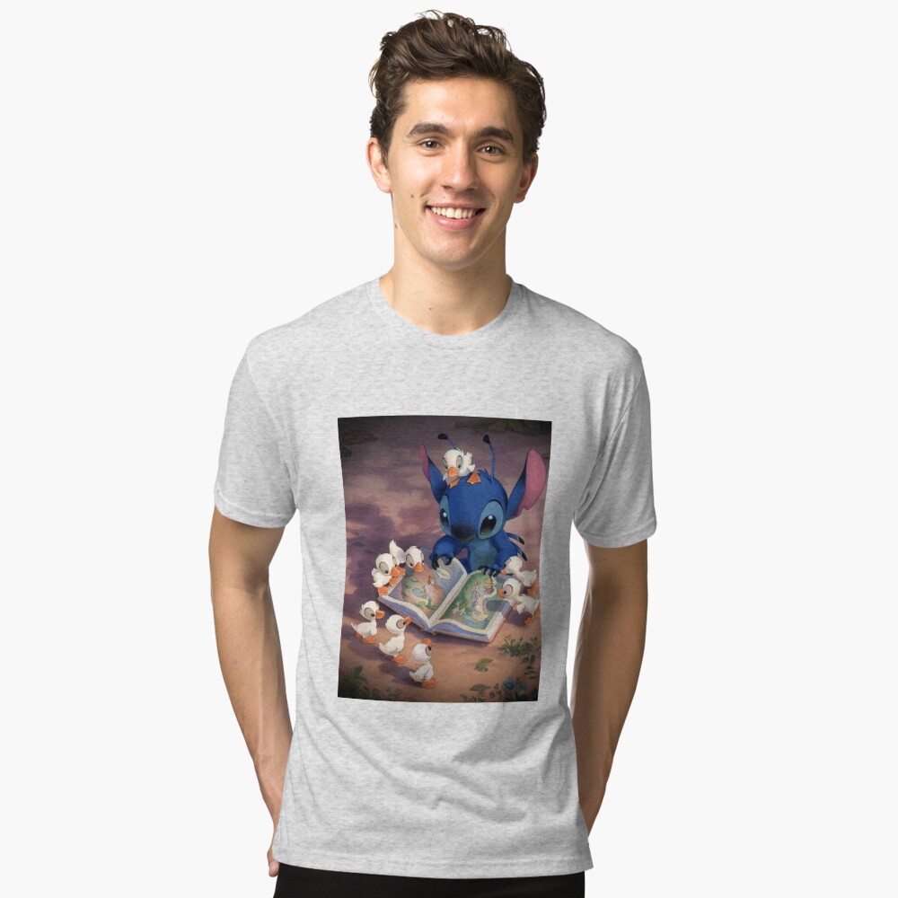 Vista previa del artículo con la obra «Camiseta de tejido mixto», diseñado y vendido por ashleyherkie.