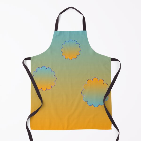 Item preview, Clouds on a beautiful turquoise to golden sunshine sky designed and sold by PetaJaneHome.