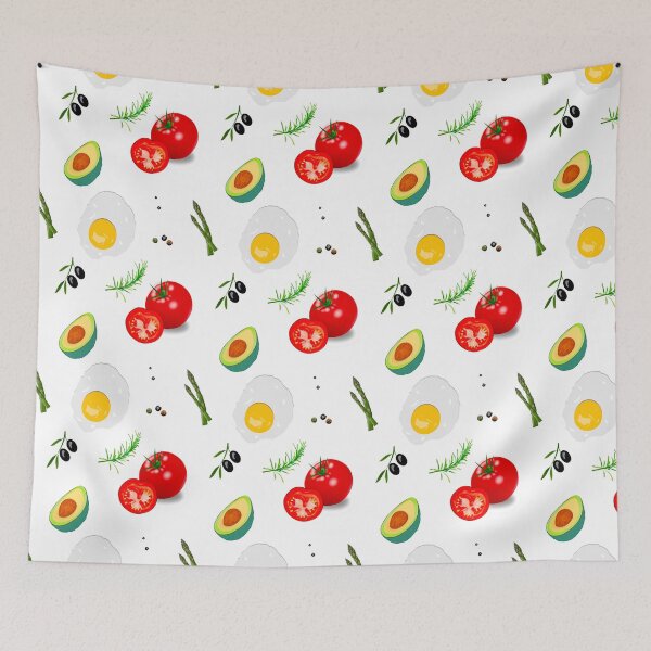 Item preview, Vegetables pattern designed and sold by MariaMarinova.