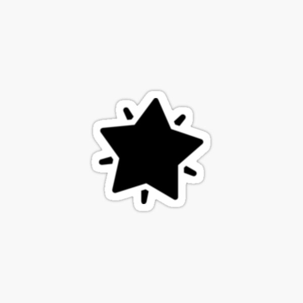 Sticker Blackstar Redbubble