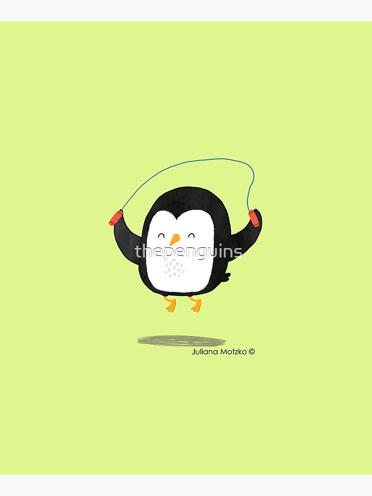 Penguin jumping rope by thepenguins