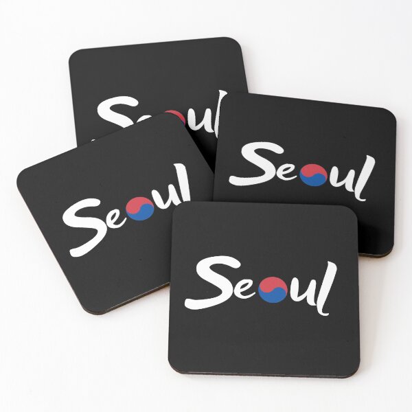 Item preview, Seoul with Korean Flag (Taeguk) designed and sold by EspyDesignCo.