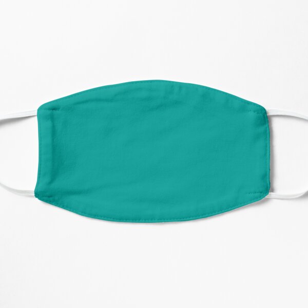 Teal | Teal Green | Solid Color | Flat Mask