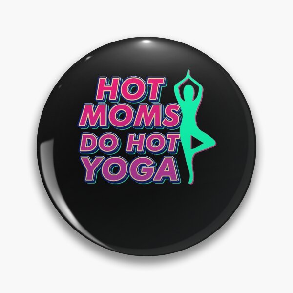 Item preview, Hot Moms do Hot Yoga Giftidea Funny Yoga Tee designed and sold by HamidasPrime.