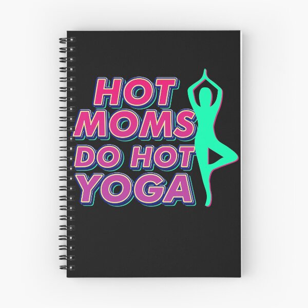 Item preview, Hot Moms do Hot Yoga Giftidea Funny Yoga Tee designed and sold by HamidasPrime.