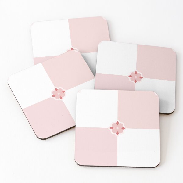 Item preview, cute pale pink checkered floor designed and sold by lonelyflight.