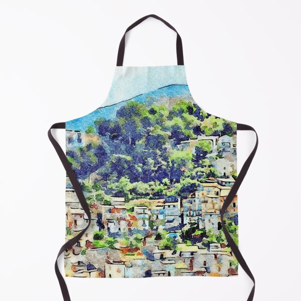 Item preview, Buildings of the village on the hill among the trees designed and sold by Giuseppe Cocco.