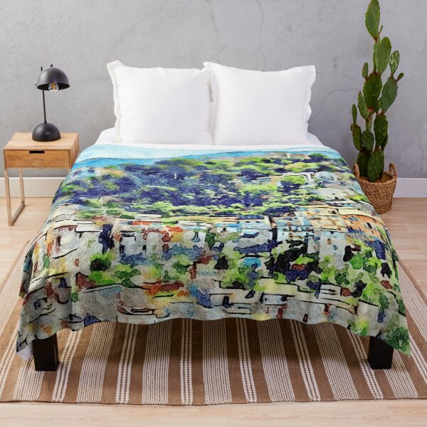 Item preview, Buildings of the village on the hill among the trees designed and sold by Giuseppe Cocco.