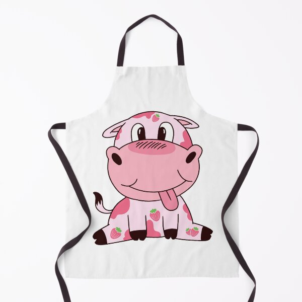 Artikelvorschau,  kawaii chibi Erdbeerkuh-Cartoon-Stilillustration für Erdbeermilchfans und Pastellgoth-Outfit. entworfen und verkauft von T-Junkie.