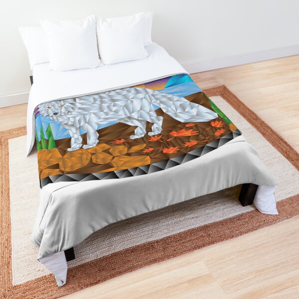 Arctic Triangle Fox Comforter