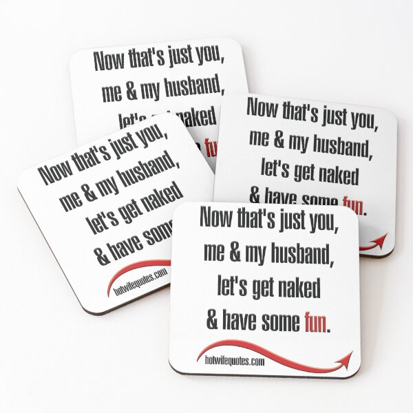 Artikelvorschau, Now that's just you, me & my husband, let's get naked & have some fun. entworfen und verkauft von hotwifequotes.