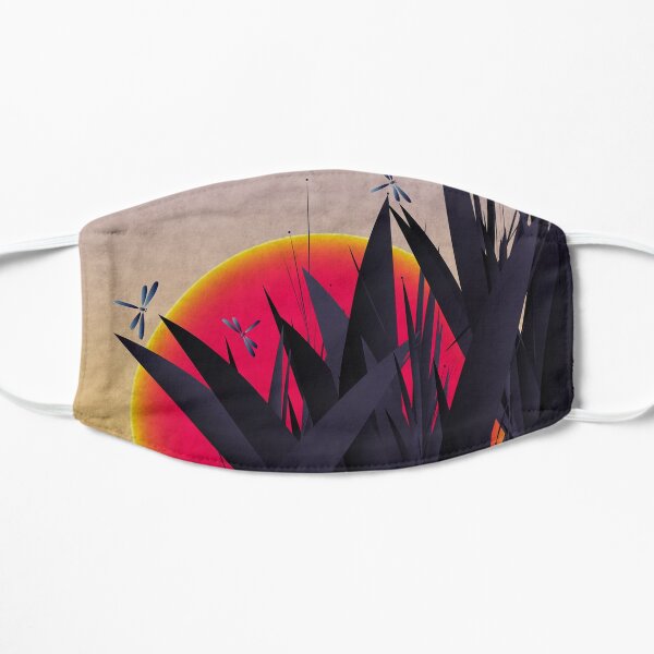 Red Heat (with Dragonflies) Mask