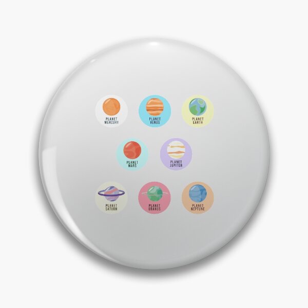 Item preview, Space - Solar System Planets (Set) designed and sold by neurosci.