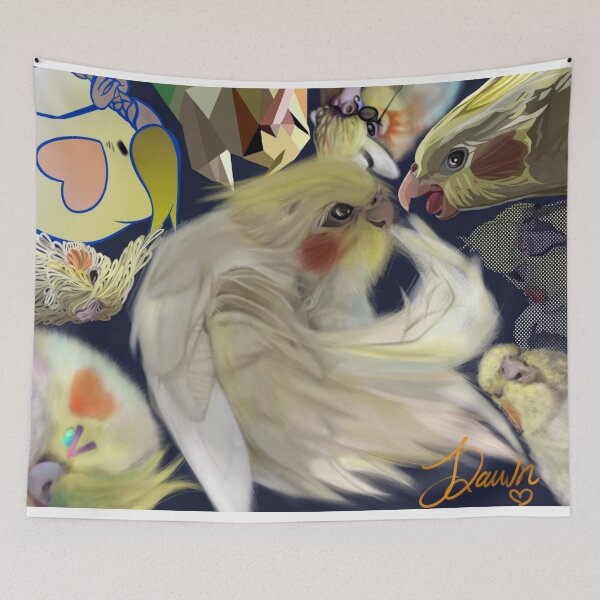 Item preview, Cockatiel Of All Styles designed and sold by legitparrot.