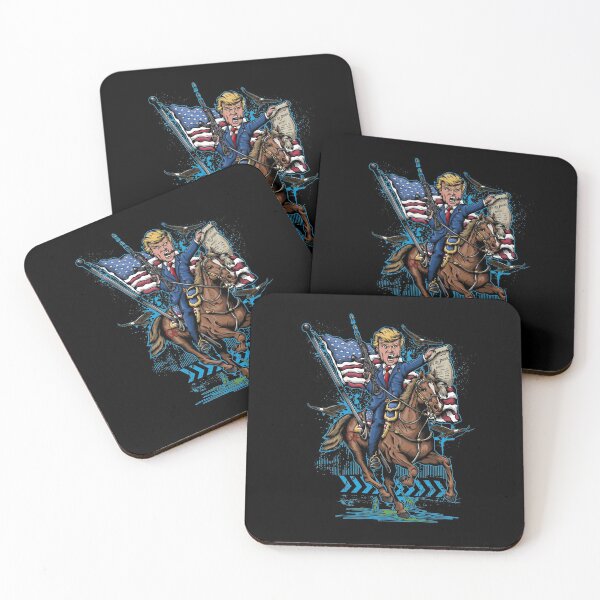 Item preview, Epic President Donald Trump Warhorse Patriotic USA Flag  designed and sold by tronictees.