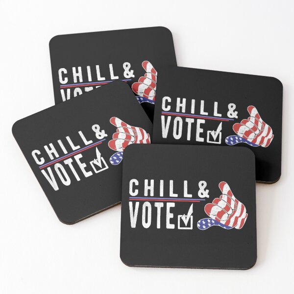 Item preview, 2020 Election, Chill & Vote Shaka Flag Hand Voting designed and sold by T-minus.