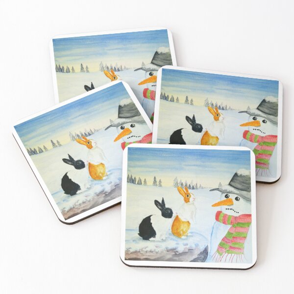 Item preview, Bunny Christmas scene designed and sold by Double Dutch Designs.