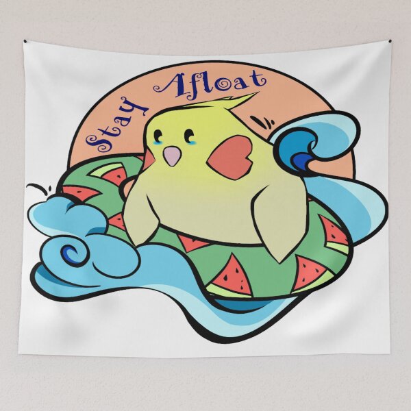 Item preview, Cockatiel Stay Afloat designed and sold by legitparrot.