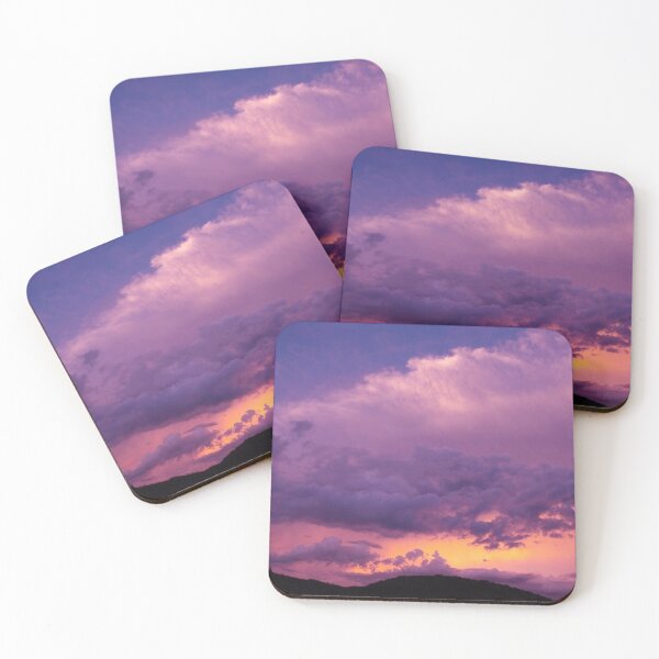 Item preview, Sunset Sky Cloudy Purple Landscape Nature Summer Night Sun Atmospheric designed and sold by TheGreekGuy.