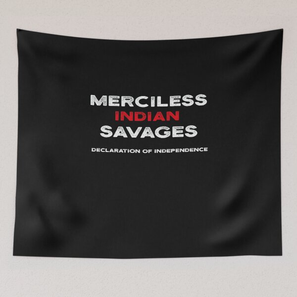 Item preview, Merciless Indian Savages T-Shirt designed and sold by Mostik Vipo.