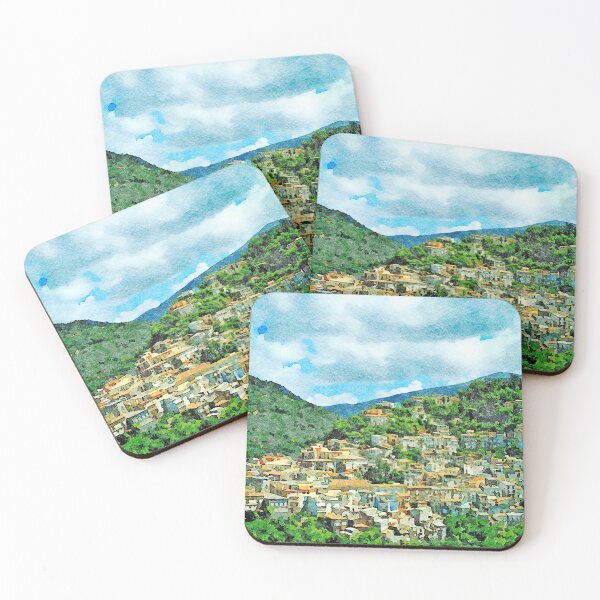 Item preview, Landscape with village in the mountains designed and sold by Giuseppe Cocco.