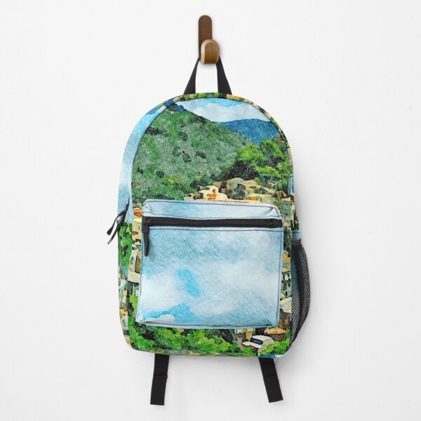Item preview, Landscape with village in the mountains designed and sold by Giuseppe Cocco.