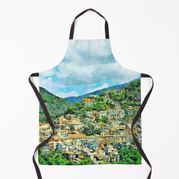 Item preview, Landscape with village in the mountains designed and sold by Giuseppe Cocco.