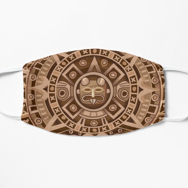 Mayan Calendar Flat Mask