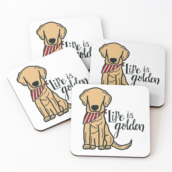 Item preview, Golden Retriever Boy - Life is Golden designed and sold by MaggieEDoodles.