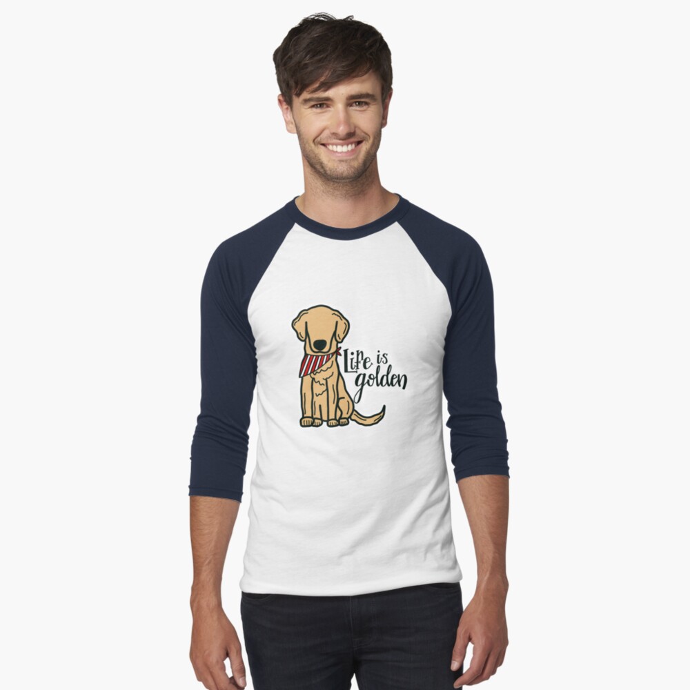 Artikel-Vorschau von Baseballshirt mit 3/4-Arm, designt und verkauft von MaggieEDoodles.