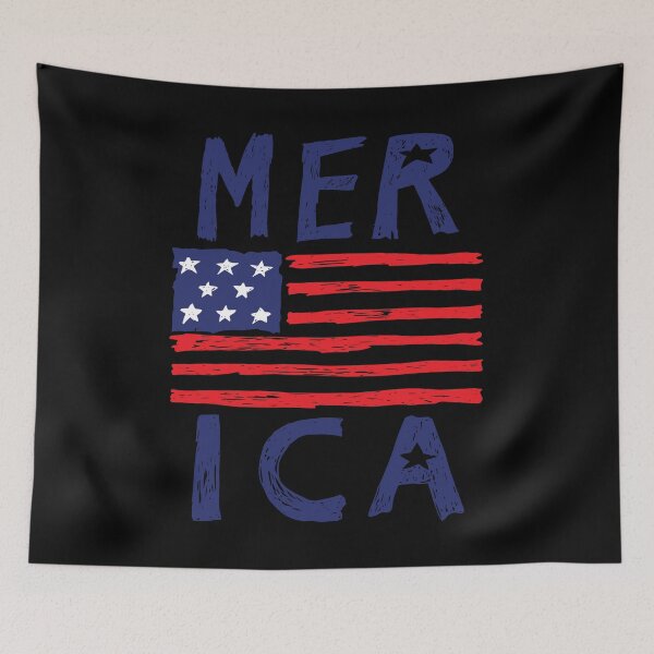 Item preview, Distressed 4th of July USA Flag Patriotic Merica design designed and sold by tronictees.