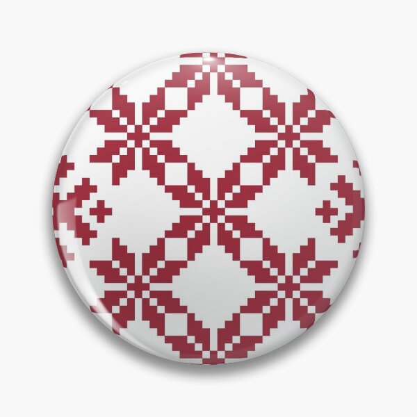 Item preview, Red Latvian Lielvarde Belt motif designed and sold by Ilze Lucero.