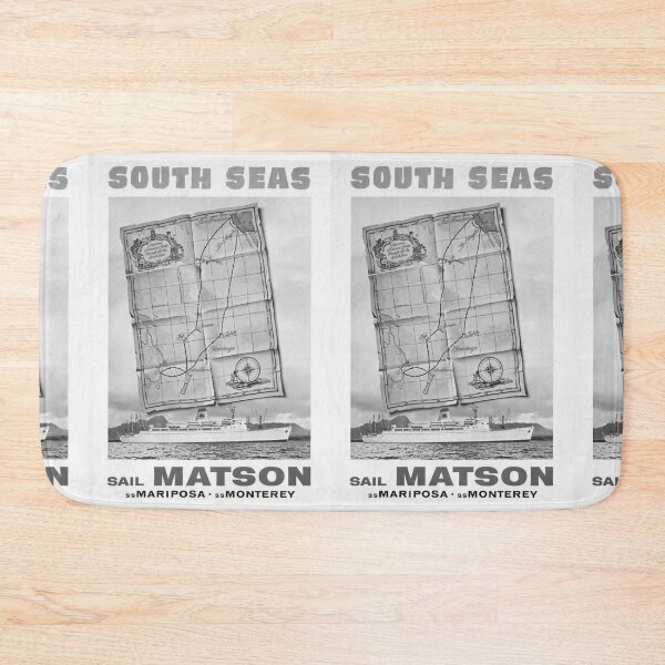 Item preview, South Seas Noire vintage travel poster designed and sold by stickart-marek.