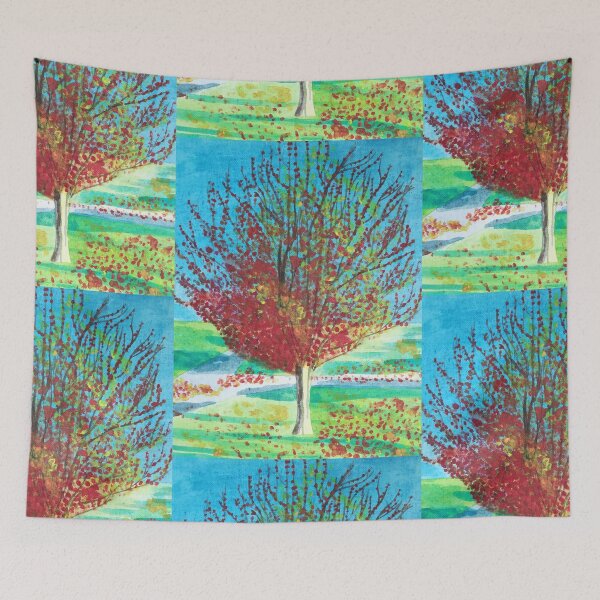 Item preview, Autumn tree painting  designed and sold by esvb.