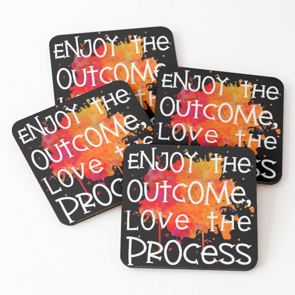 Item preview, Enjoy the Outcome, Love the Process designed and sold by thecraftace.